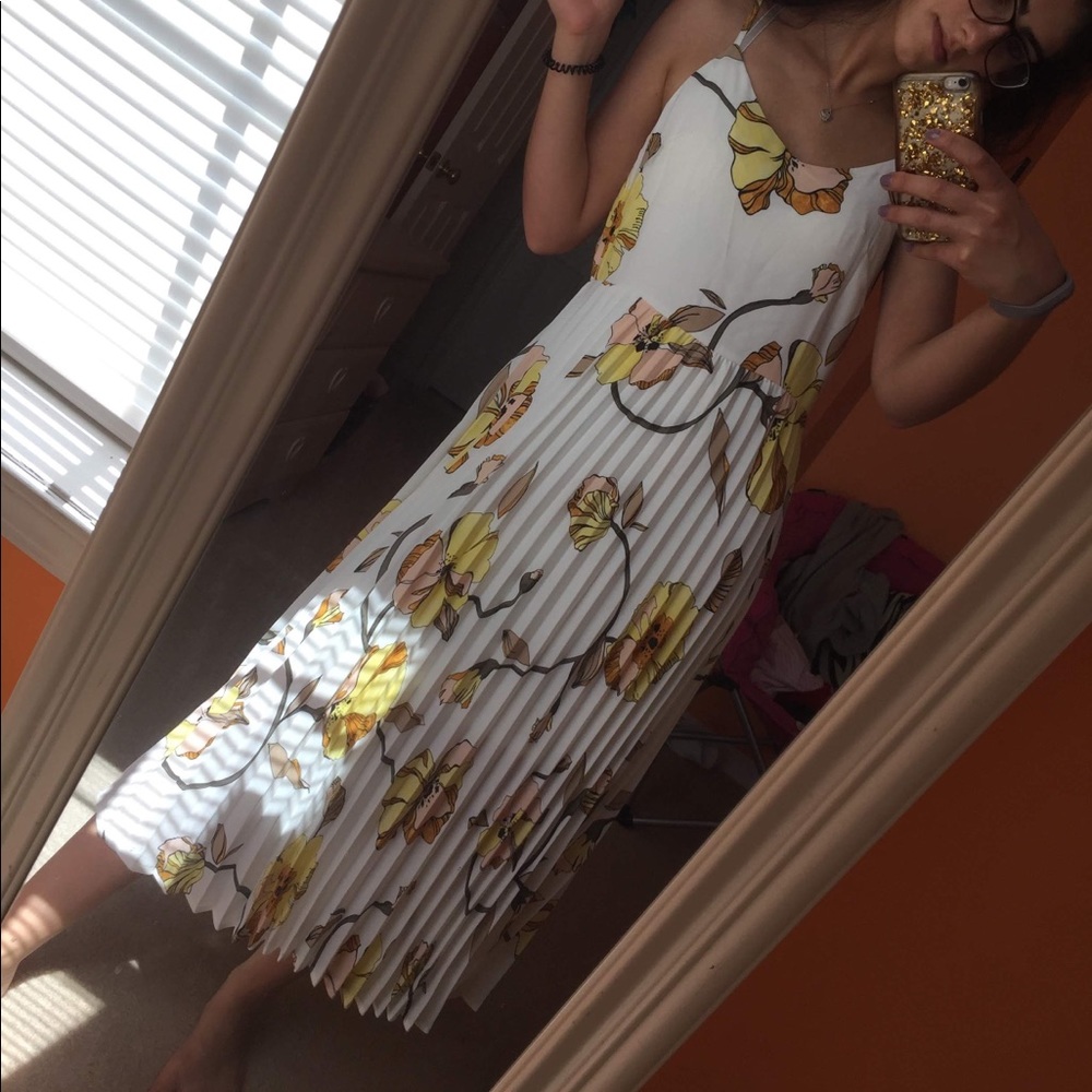 Beautiful floral summer maxi dress